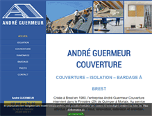 Tablet Screenshot of andre-guermeur-couverture.com